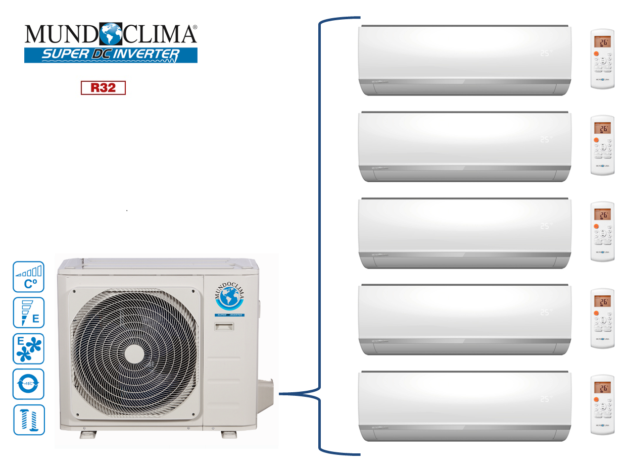 MULTI-SPLIT MUNDO CLIMA H16